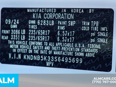 Used 2025 Kia Carnival FWD image 64