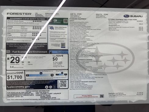 New 2026 Subaru Forester image 24