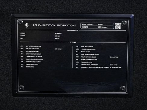 Certified 2019 Ferrari 488 Spider image 24