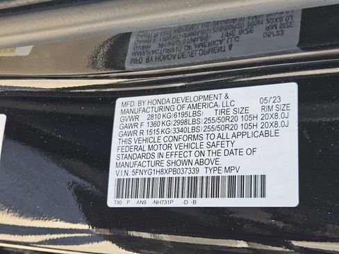 Certified 2023 Honda Pilot Elite image 33