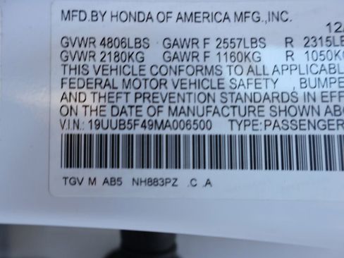 Used 2021 Acura TLX w/ Technology Package image 13