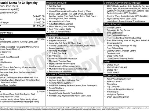 New 2026 Hyundai Santa Fe Calligraphy AWD/4WD image 5