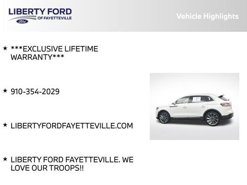 Used 2022 Lincoln Nautilus Reserve w/ Equipment Group 201A AWD/4WD image 5