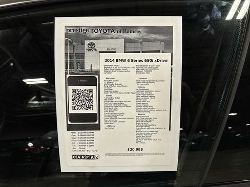 Used 2014 BMW 650i xDrive Coupe AWD/4WD image 13