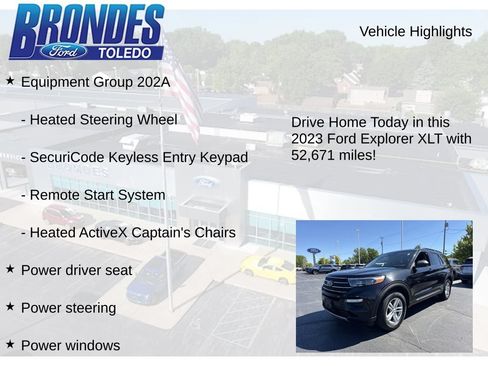 Used 2023 Ford Explorer XLT w/ Equipment Group 202A AWD/4WD image 11