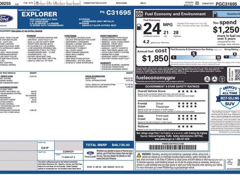 Used 2023 Ford Explorer XLT w/ Equipment Group 202A RWD image 4