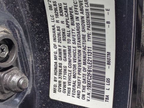 Used 2020 Honda Civic LX image 35