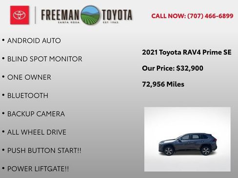 Used 2021 Toyota RAV4 SE w/ Weather & Moonroof Package AWD/4WD image 9