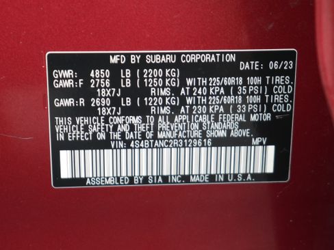 Used 2024 Subaru Outback Limited AWD/4WD image 36