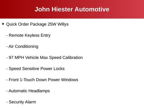 Used 2021 Jeep Wrangler Sport AWD/4WD image 5