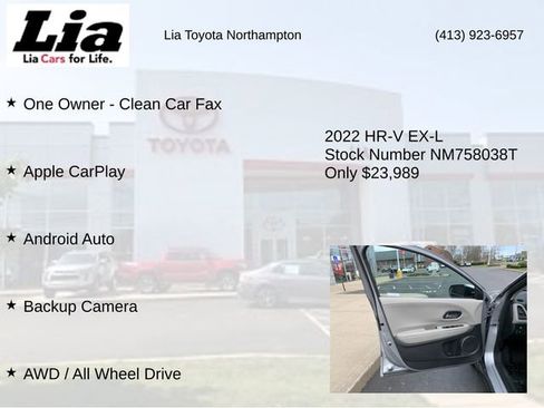 Used 2022 Honda HR-V EX-L image 7