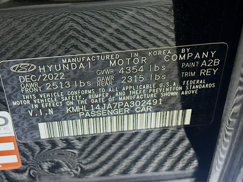 Used 2023 Hyundai Sonata SEL w/ Convenience Package FWD image 12