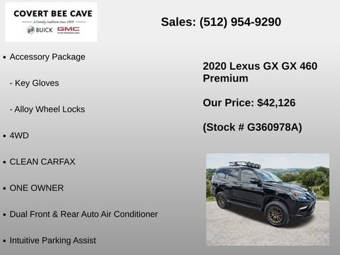 Used 2020 Lexus GX 460 Premium w/ Premium Package AWD/4WD image 18