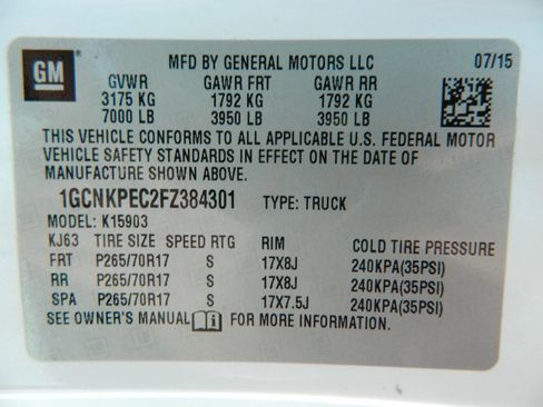 Used 2015 Chevrolet Silverado 1500 W/T w/ WT Fleet Convenience Package image 20