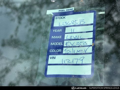 Used 2011 Lexus RX 350 AWD w/ Premium Pkg image 12