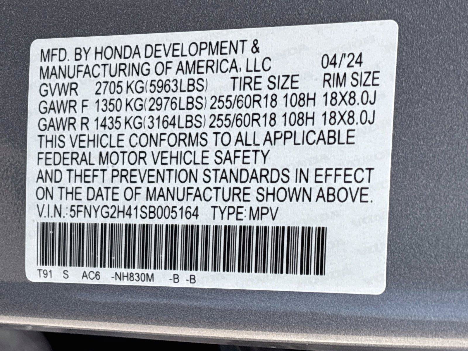 Certified 2025 Honda Pilot EX-L image 36