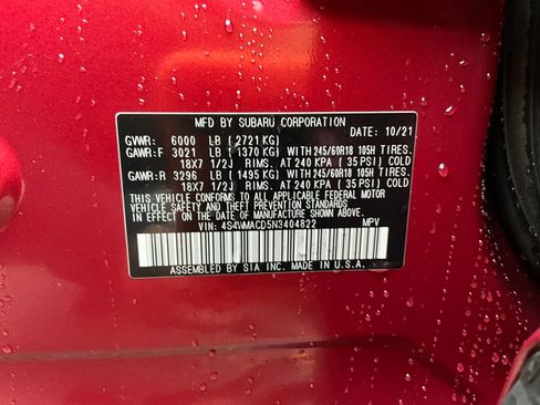 Certified 2022 Subaru Ascent Premium w/ Convenience Package image 36