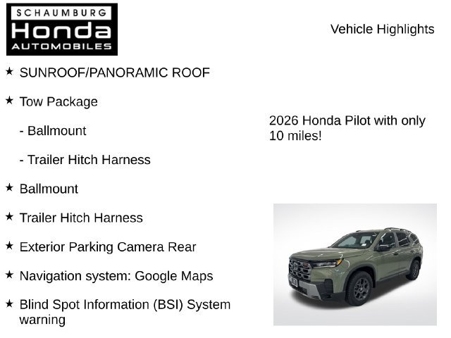 New 2026 Honda Pilot TrailSport image 7