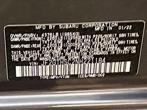 Used 2022 Subaru Crosstrek 2.5i Sport w/ Moonroof Package image 31