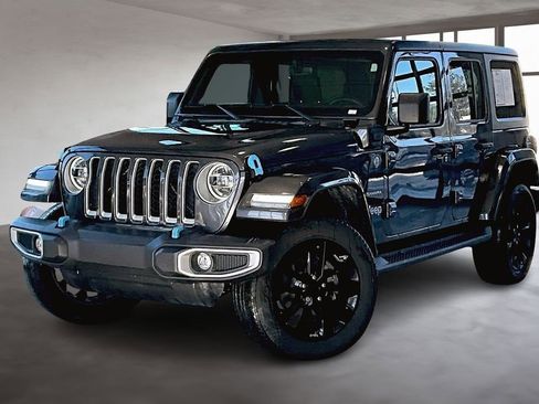 Used 2021 Jeep Wrangler Unlimited Sahara 4xe w/ Cold Weather Group image 2