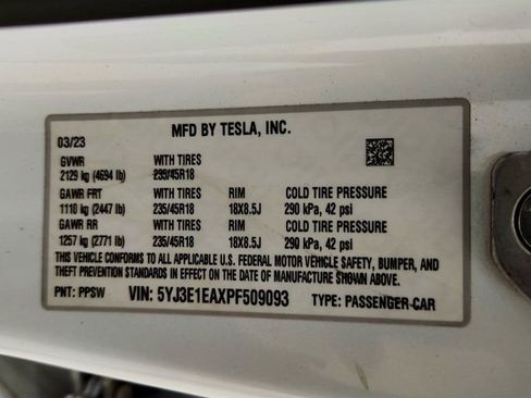 Used 2023 Tesla Model 3 Standard Range RWD image 23