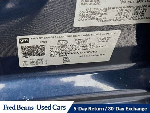 Used 2022 Chevrolet Silverado 1500 Custom image 32