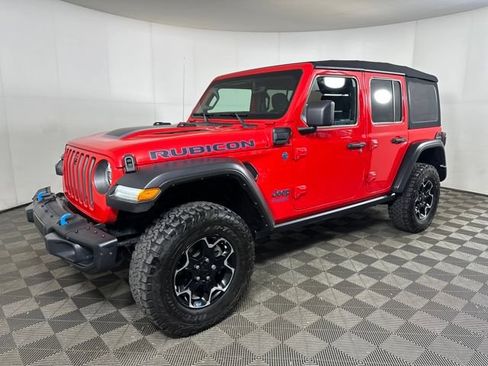 Used 2022 Jeep Wrangler Unlimited Rubicon 4xe w/ Steel Bumper Group image 7