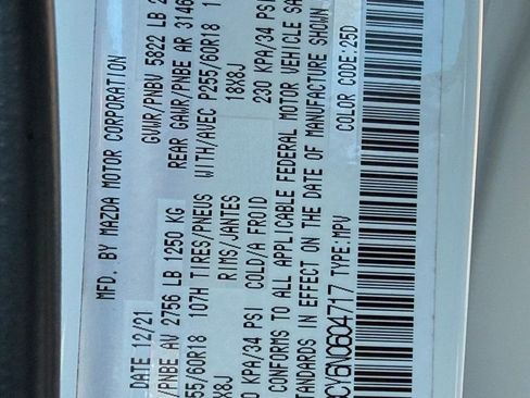 Used 2022 MAZDA CX-9 Touring image 43