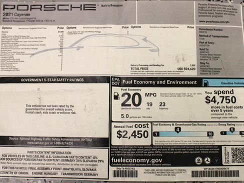 Used 2021 Porsche Cayenne image 89