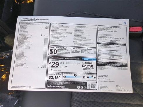 New 2026 BMW X3 xDrive30i w/ M Sport Package AWD/4WD image 18