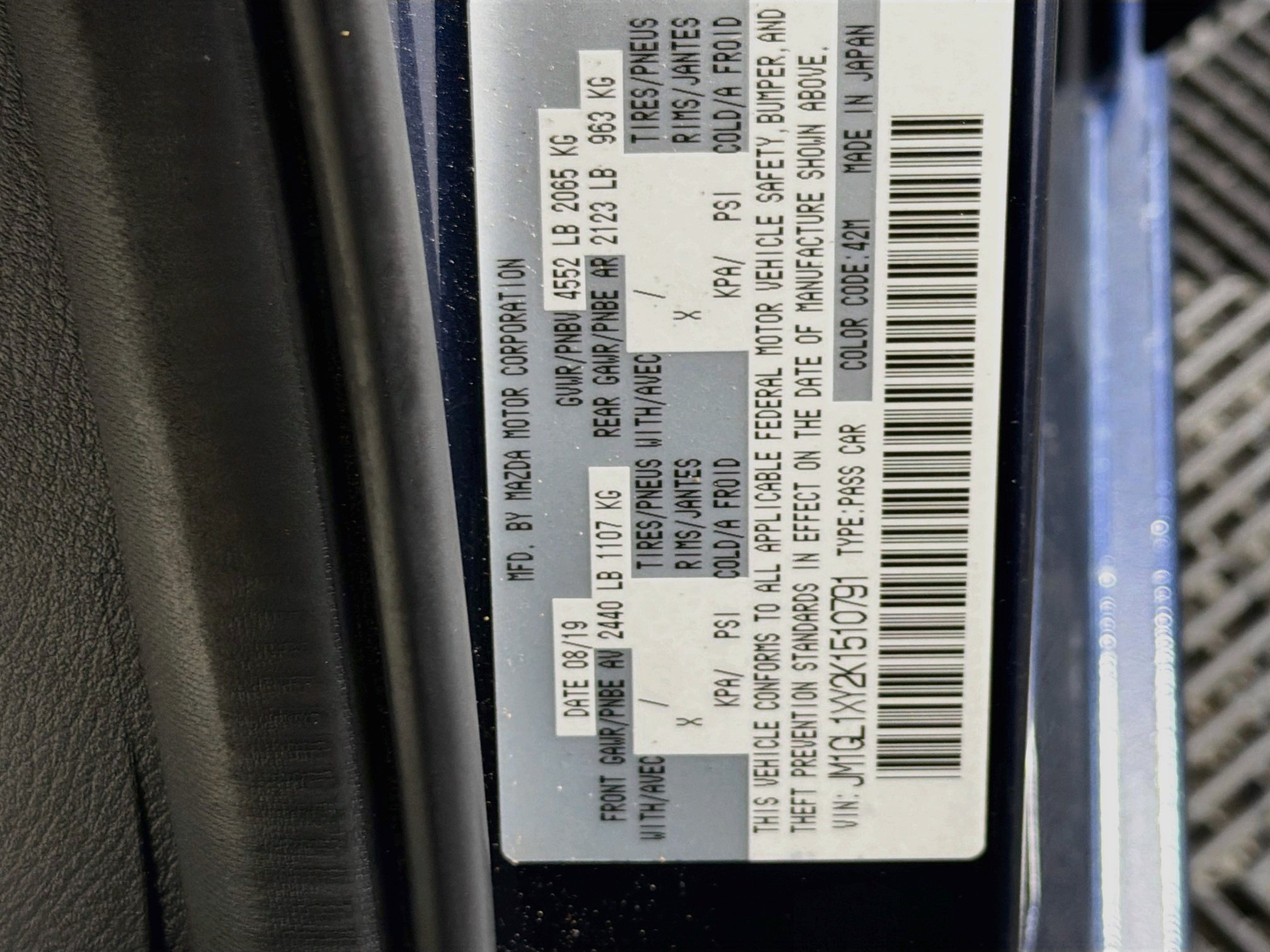 Used 2019 MAZDA MAZDA6 Signature FWD image 12