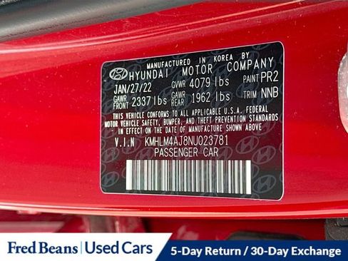 Certified 2022 Hyundai Elantra Blue FWD image 37