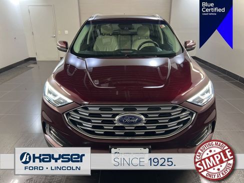 Certified 2019 Ford Edge Titanium w/ Cold Weather Package FWD image 2