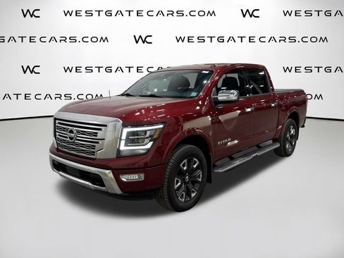 Used 2021 Nissan Titan Platinum Reserve w/ Off Road Protection Package AWD/4WD image 1