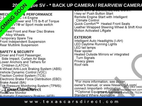 Used 2018 Nissan Rogue SV FWD image 6