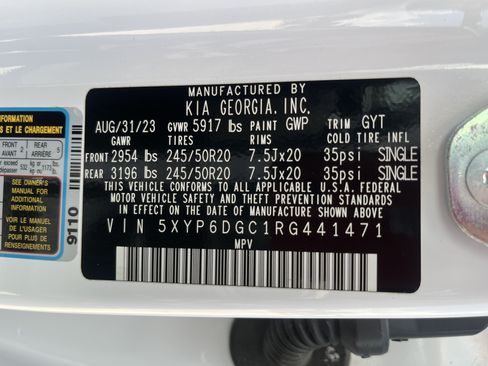 Used 2024 Kia Telluride S w/ S Sunroof Package AWD/4WD image 8