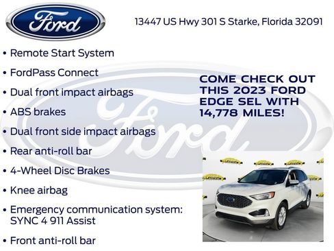 Certified 2023 Ford Edge SEL w/ Convenience Package image 32