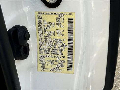 Used 2008 Nissan Frontier SE w/ SE Value Truck Pkg image 17