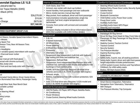 Used 2015 Chevrolet Equinox LS image 7