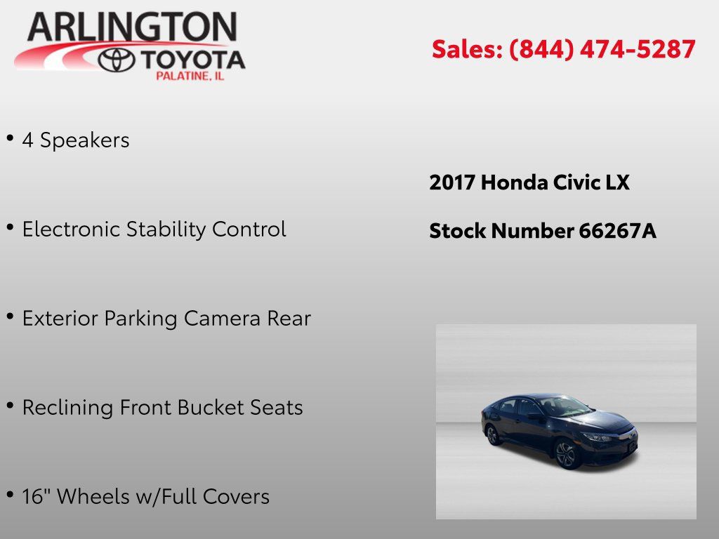 Used 2017 Honda Civic LX image 2