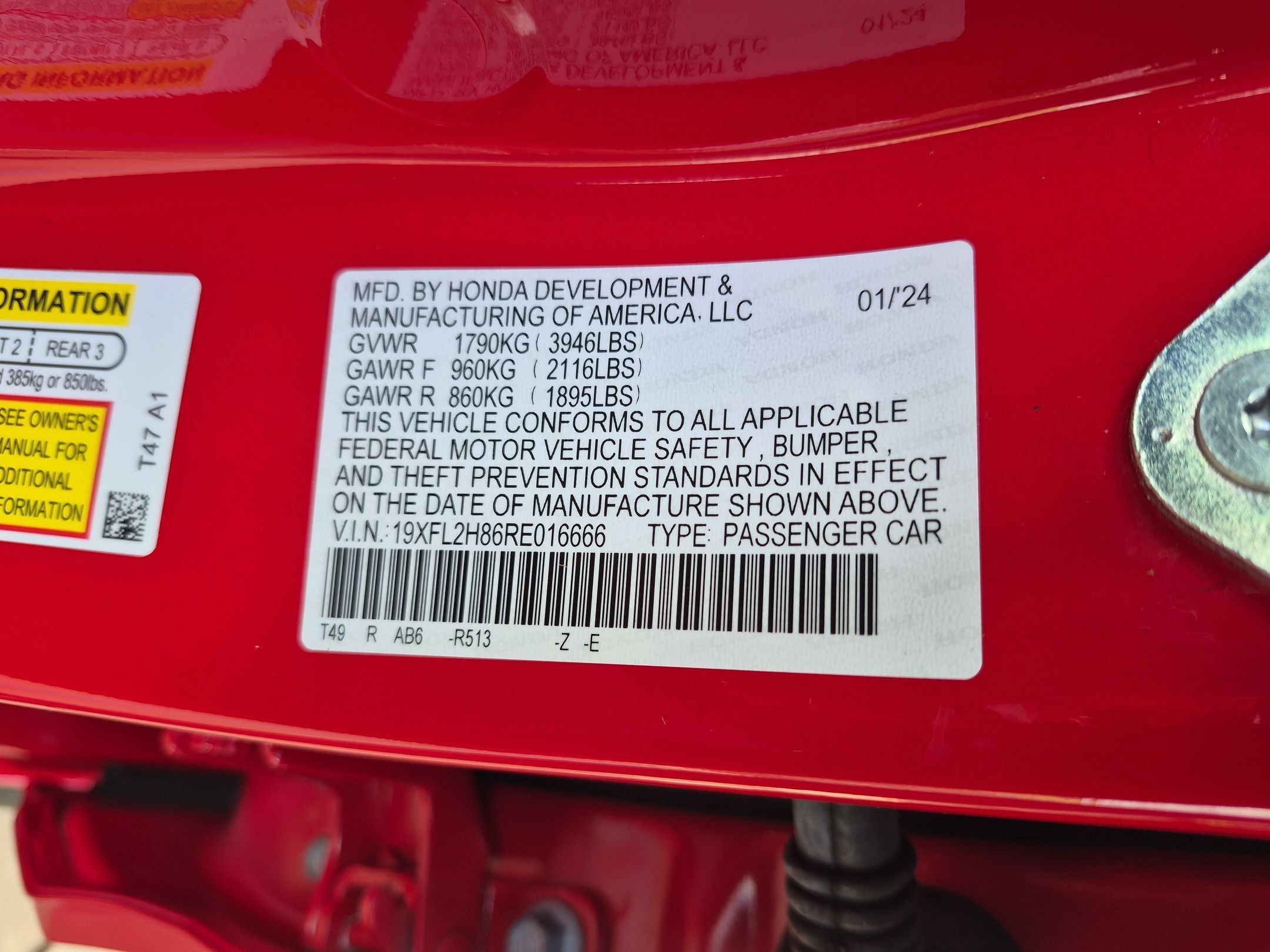 Certified 2024 Honda Civic Sport image 32