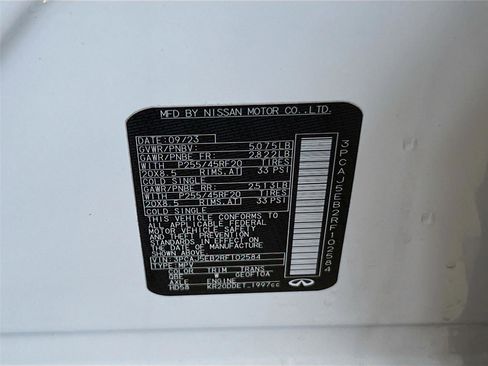 Used 2024 INFINITI QX50 Sensory w/ Accent Package image 41