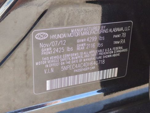 Used 2013 Hyundai Sonata Limited w/ Premium Pkg image 33