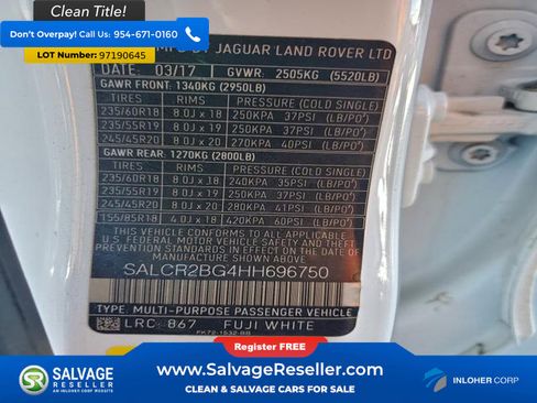 Used 2017 Land Rover Discovery Sport HSE image 17