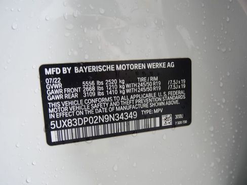 Certified 2022 BMW X3 M40i w/ Parking Assistance Package image 29