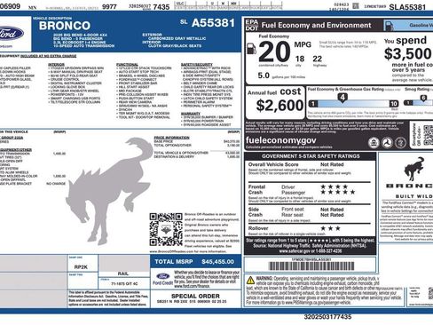 Used 2025 Ford Bronco Big Bend AWD/4WD image 34