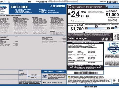 Certified 2020 Ford Explorer Limited image 29