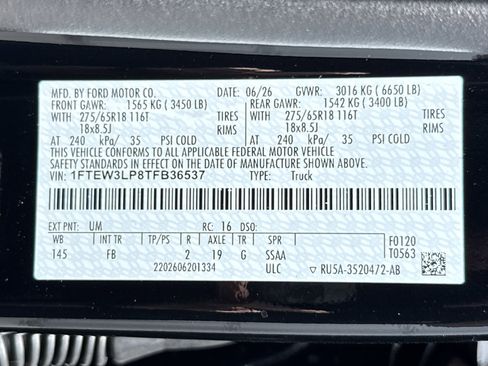 New 2026 Ford F150 XLT w/ Equipment Group 302A MID AWD/4WD image 30