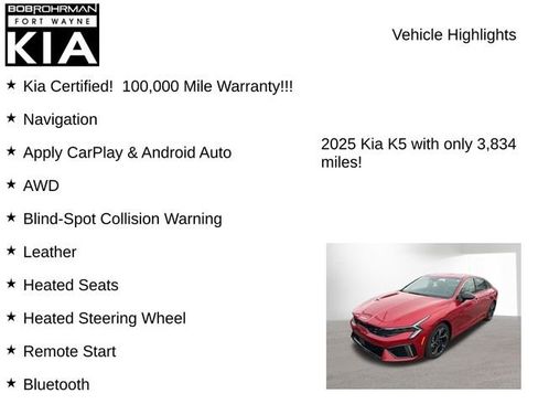 Certified 2025 Kia K5 GT-Line image 7