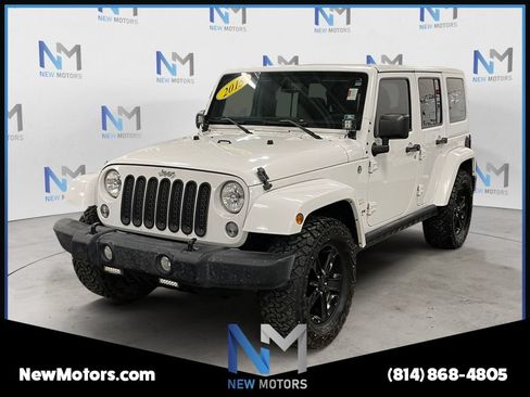 Used 2015 Jeep Wrangler Unlimited Sahara w/ Connectivity Group AWD/4WD image 1